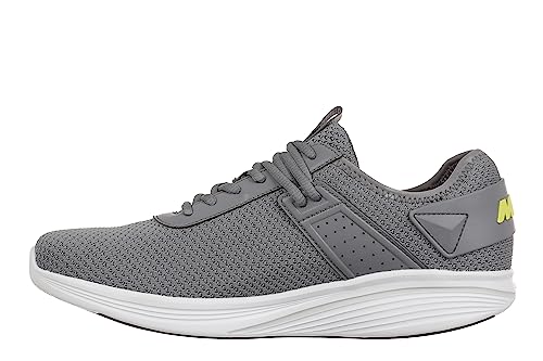 MBT Herren Sneaker MYTO M,lose Einlage,Level 2 - Wippeffekt: Mittel,Schnuerung,lace-up Shoes,schnürschuhe,Low-tie,Grau (Grey),43.5 EU / 8.5 UK von MBT