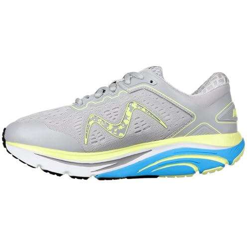 MBT Herren Sportschuhe MBT-2000 LACE UP M Grey Lime Yellow grau gelb - 42/8.5 von MBT