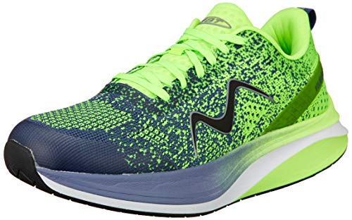 MBT Herren Sportschuhe HURACAN-3000 LACE UP M, Männer Funktionsschuhe, Sneaker Halbschuhe,Lime GRN/Blue Indigo,9 US, 8 UK von MBT