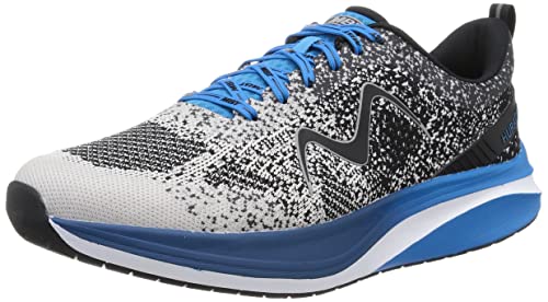 MBT Herren Sportschuhe HURACAN-3000 LACE UP M,Cushioning,schnürschuhe,Men's,Man,Men,Outdoor-Schuhe,Sportschuhe,Grau (Black/Methyl Blue),41.5, 7 von MBT