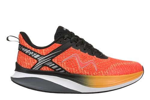 MBT Huracan 3 LACE UP Herren Sportschuhe. Anatomische und Bequeme Laufschuhe. Physiologisches Schuhwerk für Komfort und Stabilität mit gebogener Sohle. Lauf-Sneakers. Farbe Orange von MBT