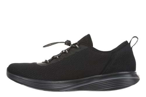 MBT KUGA Sportschuhe für Herren im modernen Stil. Anatomische und Bequeme Wanderschuhe. Physiologisches Schuhwerk für Komfort und Stabilität mit gebogener Sohle. Sneakers mit Schnürsenkeln. Schwarz von MBT