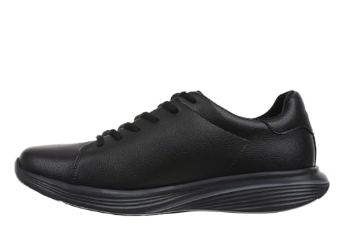 MBT Kuni LACE UP Sportschuhe für Herren im modernen Stil. Anatomische und Bequeme Laufschuhe. Physiologisches Schuhwerk für Komfort und Stabilität mit gebogener Sohle. Sneakers mit Schnürung. Schwarz von MBT