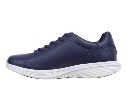 MBT Kuni LACE UP Sportschuhe für Herren im modernen Stil. Anatomische und Bequeme Wanderschuhe. Physiologisches Schuhwerk für Komfort und Stabilität mit gebogener Sohle. Sneakers mit Schnürung. Blau von MBT