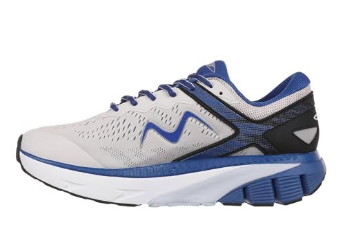 MBT MTR-1500 II LACE UP Herren Sportschuhe. Anatomische und Bequeme Laufschuhe. Physiologisches Schuhwerk für Komfort und Stabilität mit gebogener Sohle. Lauf-Sneakers. Farbe Grau von MBT