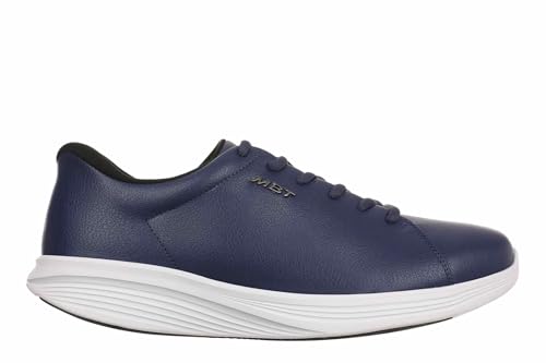 MBT SF-4000 Herrenschuhe. Sportschuhe zum anatomischen und bequemen Gehen. Physiologischer Schuh mit Komfort und Stabilität mit Wippensohle. Design aus Kunstleder. Farbe Navy von MBT