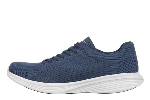 MBT SORA LACE UP Sportschuhe für Damen im modernen Stil. Anatomische und Bequeme Laufschuhe. Physiologisches Schuhwerk für Komfort Stabilität mit gebogener Sohle. Sneakers mit Schnürsenkeln. Blau von MBT