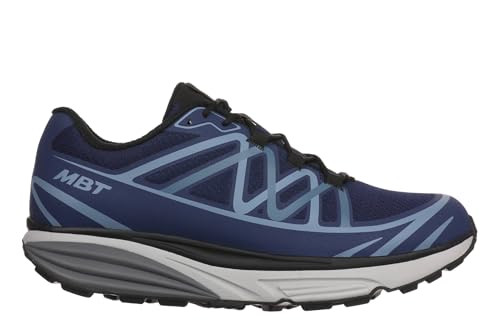 MBT Simba ATR 2 SYM Herrenschuhe. Anatomische und Bequeme Wanderschuhe. Physiologische Komfort- und Stabilitätsschuhe mit Wippensohle. Bergschuhe. Farbe: Blau von MBT