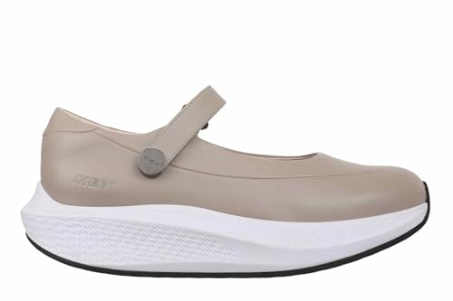 MBT Sirima 8, Ballerinas für Damen. Anatomische und Bequeme Wanderschuhe. Physiologischer Komfort und Stabilität mit Wippsohle. Lässige, schnürlose Ballerinas. Farbe: Grau von MBT