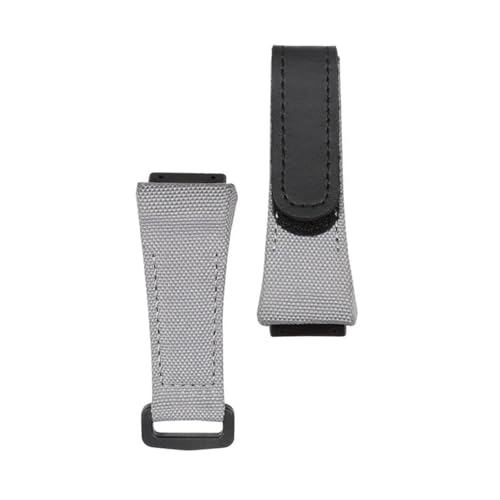 MBUIOPJ Nylon-Armband kompatibel mit Richard Mille RM011 RM3502 RM056 Canvas-Uhrenarmband Armbanduhren Band Herrenarmband(Grey black) von MBUIOPJ