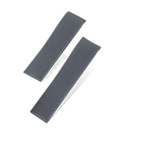 MBUIOPJ Uhrenarmband aus Gummi und Silikon, wasserdicht, kompatibel mit Longines-Armband, kompatibel mit Conquest HydroConquest L3.742 782 Series, 21 mm(Gray No buckle) von MBUIOPJ