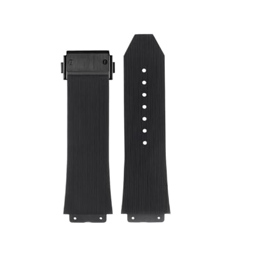 MBUIOPJ Uhrenarmband kompatibel mit BIG BANG Silikon 24 * 17mm 25 * 19mm wasserdicht Herren Uhrenarmband Kettenuhr Gummiarmband(Blue Pink) von MBUIOPJ