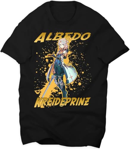 A.l.b.e.d.o G.e.n.s.h.i.n T-Shirts Hemden C.o.o.6 G.e.n.s.h.i.n I.m.p.a.c.t TT-Shirts Hemden(XX-Large) von MBWECWS