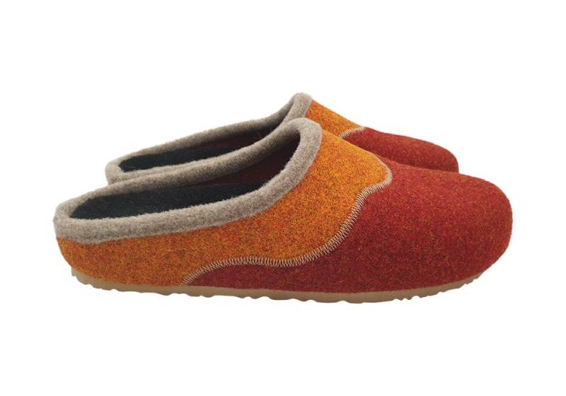 Mb Clogs, Clogs Hausschuhe in Rost/Orange von MBclogs
