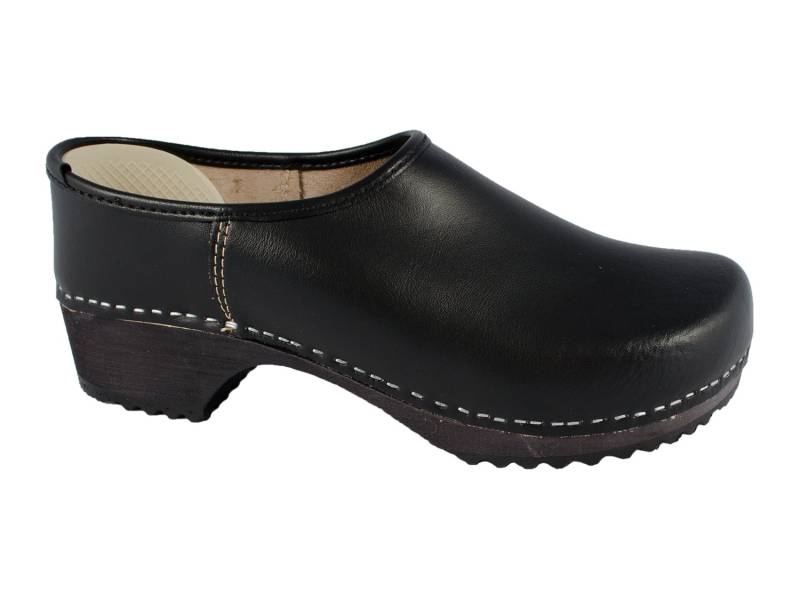 Mb Clogs, Kappschuh Clogs Schwarz von MBclogs