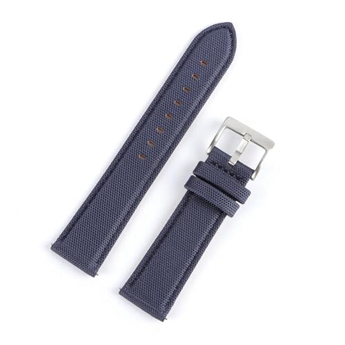 Nylon Leather Uhren Band Schnellveröffentlichungs -Armbandband für Männer Frauen Accessoires ansehen Accessoires, Blau, 20mm von MBello