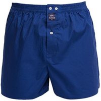 MC ALSON Herren Boxershorts blau Baumwolle unifarben von MC ALSON