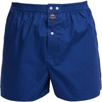 MC ALSON Herren Boxershorts blau Baumwolle unifarben von MC ALSON