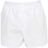 MC ALSON Herren Boxershorts weiß Baumwolle unifarben von MC ALSON