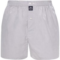 MC ALSON Herren Boxershorts grau Reine Baumwolle unifarben von MC ALSON