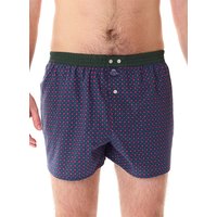 MC ALSON Herren Boxershorts blau Baumwolle gemustert von MC ALSON