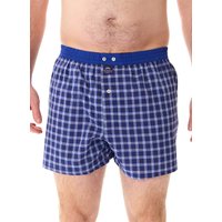 MC ALSON Herren Boxershorts blau Baumwolle gemustert von MC ALSON