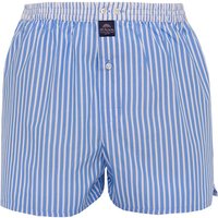 MC ALSON Herren Boxershorts blau Baumwolle gestreift von MC ALSON