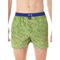 MC ALSON Herren Boxershorts grün Baumwolle gemustert von MC ALSON