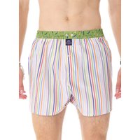 MC ALSON Herren Boxershorts multicolor Reine Baumwolle Gestreift von MC ALSON