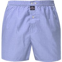 MC ALSON Herren Boxershorts blau Baumwolle unifarben von MC ALSON