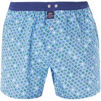 MC ALSON Herren Boxershorts blau Baumwolle Geprintet von MC ALSON