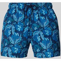 MCNEAL Badehose mit Allover-Print in Marine, Größe M von MCNEAL