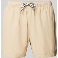 MCNEAL Badehose mit elastischem Bund und Tunnelzug in Beige, Größe L von MCNEAL