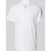 MCNEAL Regular Fit Poloshirt mit V-Ausschnitt in Weiss, Größe XL von MCNEAL