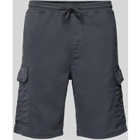 MCNEAL Shorts in unifarbenem Design mit elastischem Bund in Dunkelgrau, Größe XXL von MCNEAL