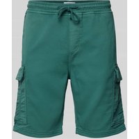 MCNEAL Shorts in unifarbenem Design mit elastischem Bund in Schilf, Größe M von MCNEAL
