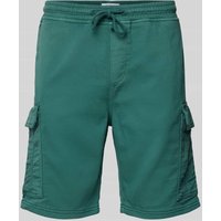 MCNEAL Shorts in unifarbenem Design mit elastischem Bund in Schilf, Größe XXL von MCNEAL