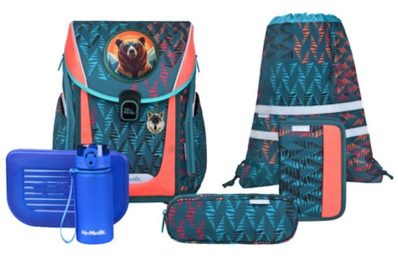 MC NEILL - Mc Neill Bear Schultaschenset Primo 9tlg Blau von MC NEILL