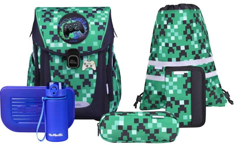 MC NEILL - Mc Neill Game Zone Schultaschenset Primo 9tlg Grün von MC NEILL