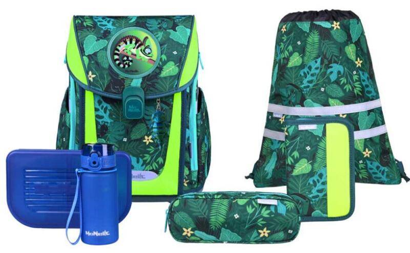 MC NEILL - Mc Neill Tropic Schultaschenset Primo 9tlg Blau von MC NEILL