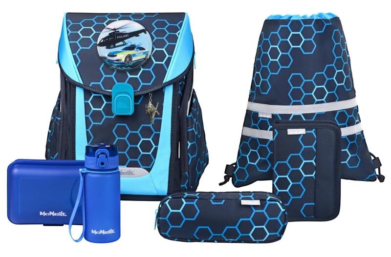 MC NEILL - Mc Neill Xagon Schultaschenset Primo 9tlg Blau von MC NEILL