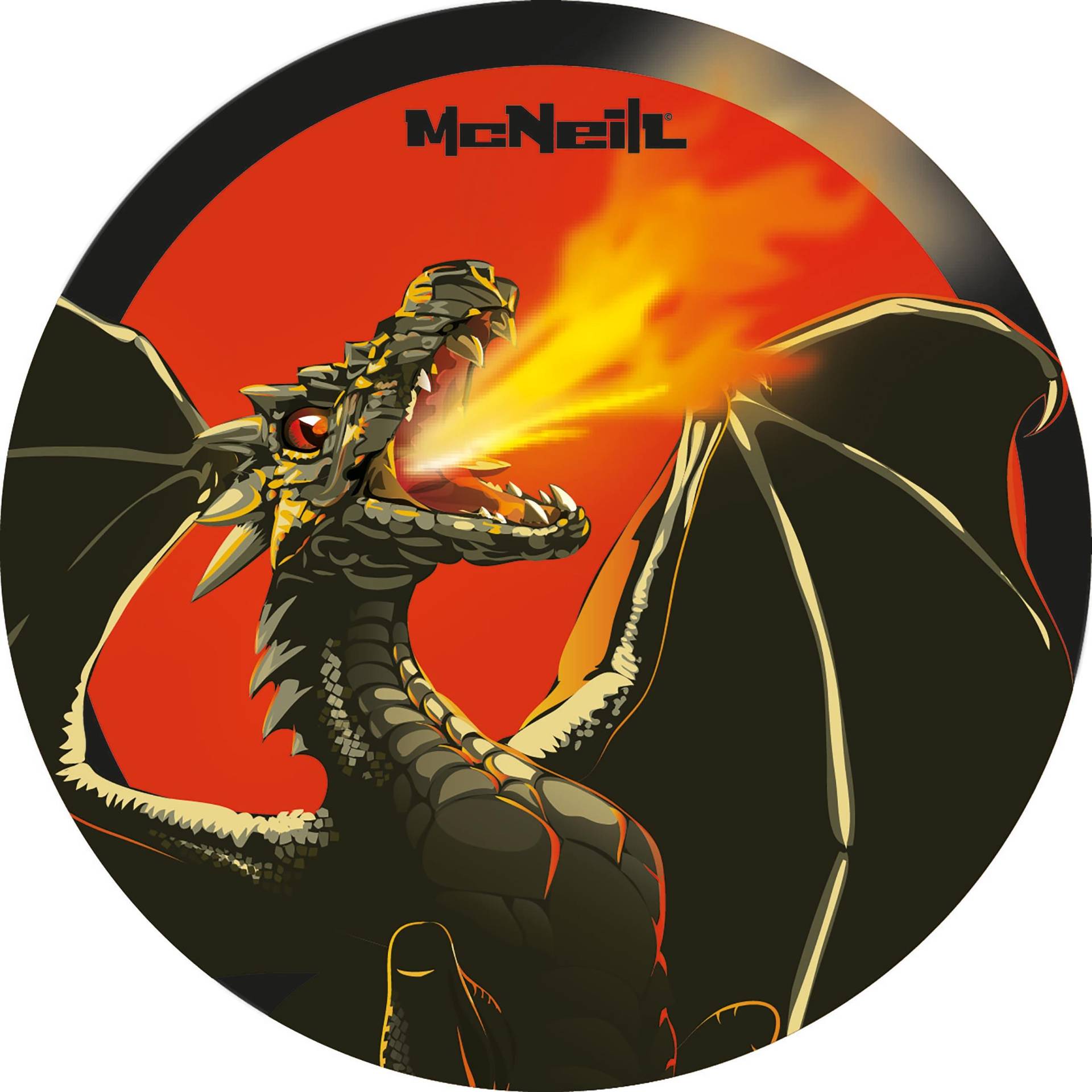 MC NEILL - McAddys zu Schulranzen Ninja: Dragon-Feuer schwarz/rot von MC NEILL