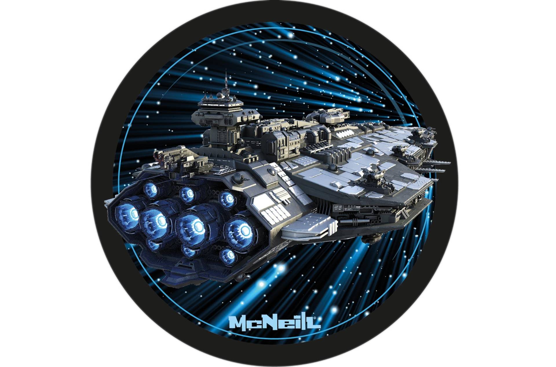 MC NEILL - McAddys zu Schulranzen Space: sw/blau schwarz/blau von MC NEILL