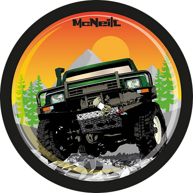 MC NEILL - McNeill Jeep orange Geländewagen McAddy zu Schulranzen Multicolor von MC NEILL
