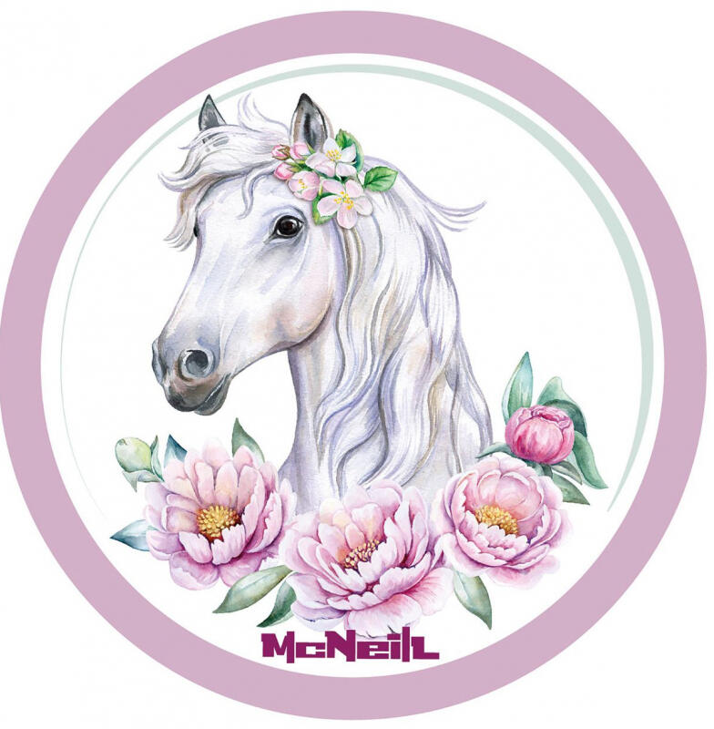 MC NEILL - McNeill Pferd weiß/Blume McAddy zu Schulranzen Multicolor von MC NEILL