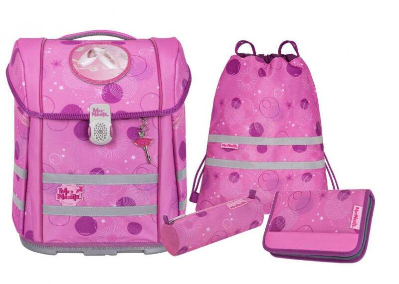 MC NEILL - McNeill Pinky Schultaschenset 5tlg Perfecto 1200g 22l Pink von MC NEILL