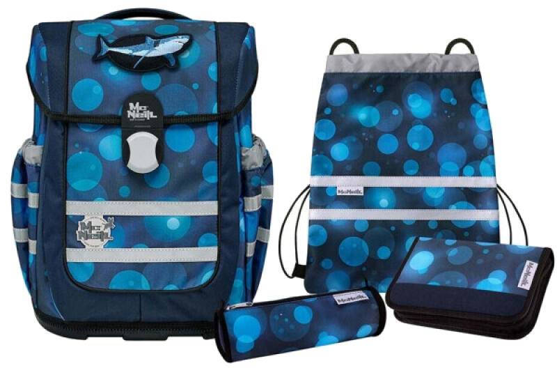 MC NEILL - McNeill Sea Mc Ocean Schulrucksackset 5tlg.1150g 20l Blau von MC NEILL