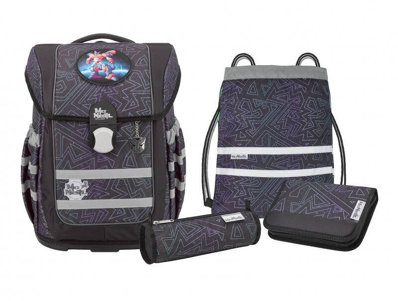 MC NEILL - McNeill Tron Schulrucksackset 5tlg. Ergo Complete 1150g 20l grau Grau von MC NEILL