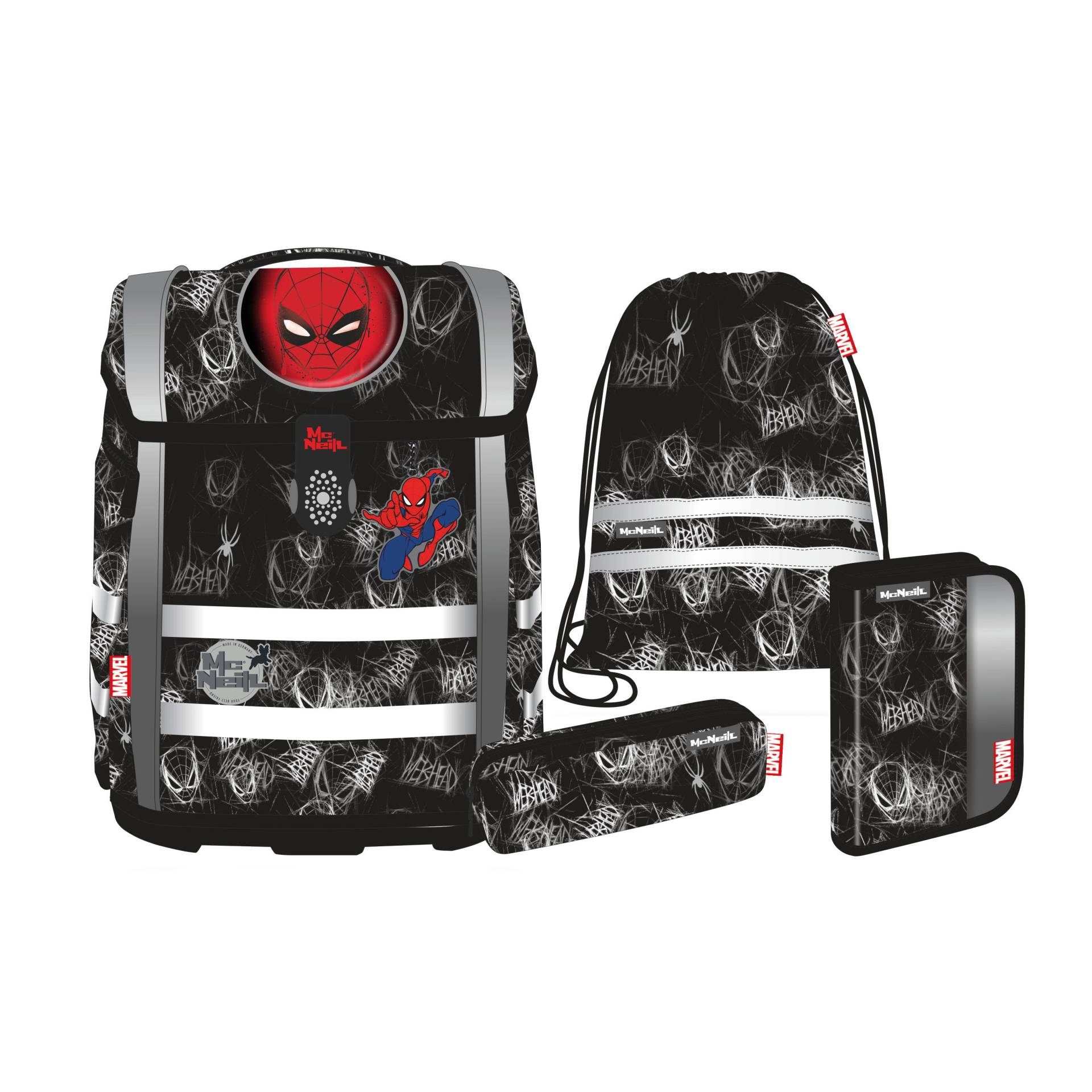 MC NEILL - Set PERFECTO, 5tlg. DISNEY-SPIDER MAN II Schwarz von MC NEILL