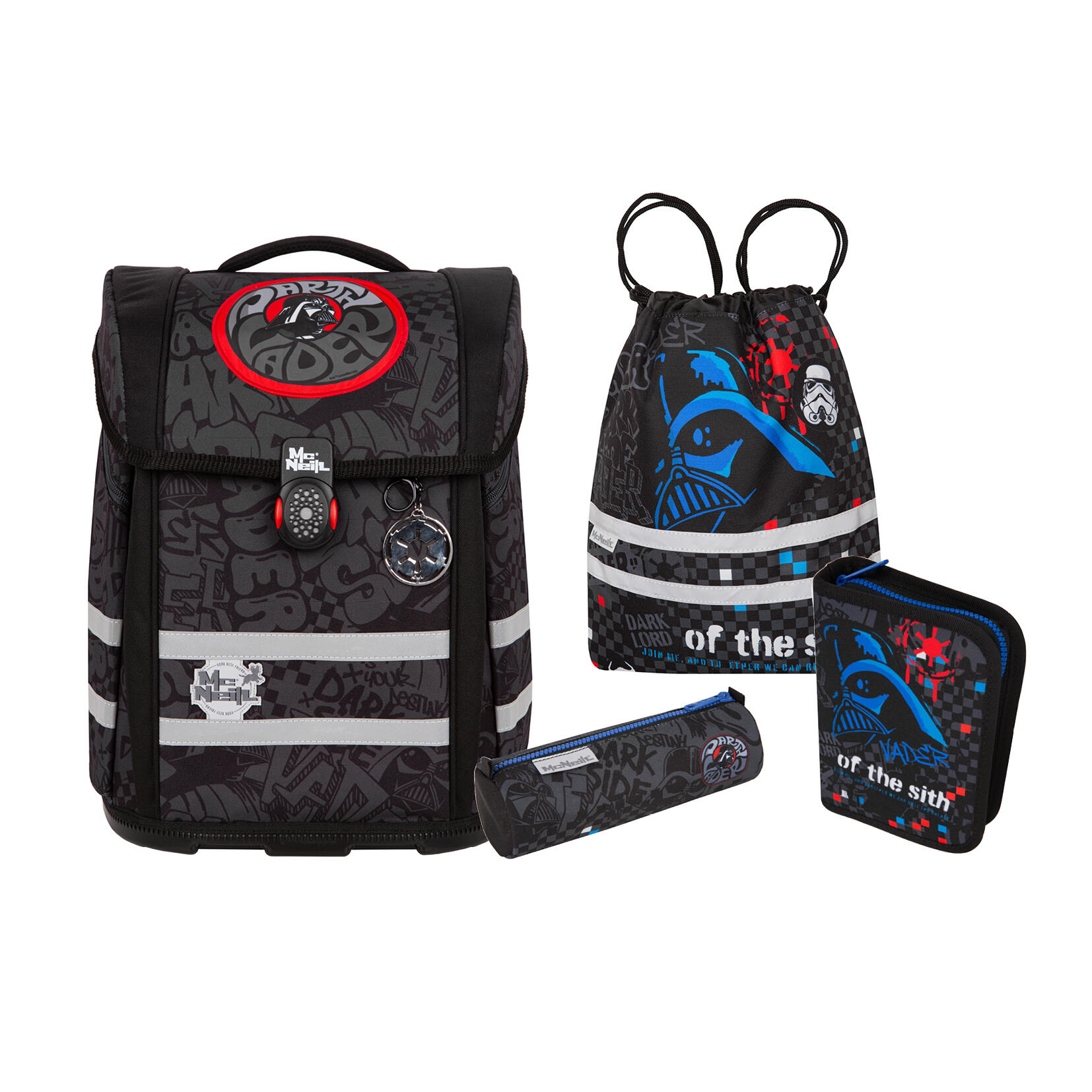 MC NEILL - Set PERFECTO, 5tlg. STAR WARS-DARTH VADER Multicolor von MC NEILL